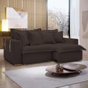 Ver imagem 1 de Sofá Cama Retrátil e Reclinável 220cm Arizona Com Almofadas