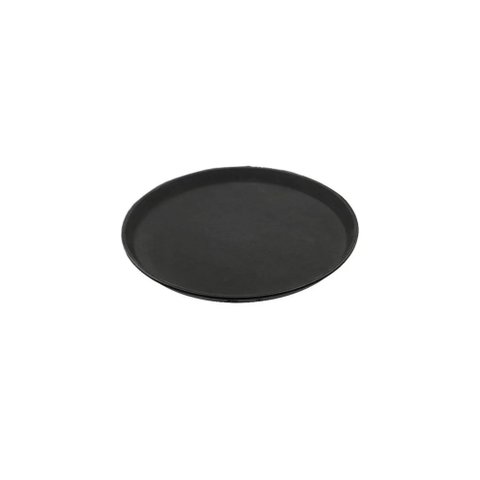 Bandeja Redonda Arienzo 45cm Antiderrapante Brinox Cor Preto