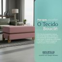 Ver imagem 6 de Puff Recamier Kodama 100 Cm para Sala Quarto Pé de Cama Hall de Entrada Bouclé Premium Luxo