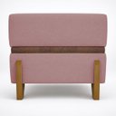 Ver imagem 2 de Puff Recamier Kodama 100 Cm para Sala Quarto Pé de Cama Hall de Entrada Bouclé Premium Luxo
