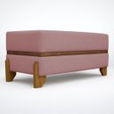 Ver imagem 3 de Puff Recamier Kodama 100 Cm para Sala Quarto Pé de Cama Hall de Entrada Bouclé Premium Luxo