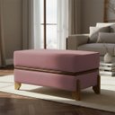 Ver imagem 1 de Puff Recamier Kodama 100 Cm para Sala Quarto Pé de Cama Hall de Entrada Bouclé Premium Luxo