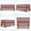 Ver imagem 5 de Puff Recamier Kodama 100 Cm para Sala Quarto Pé de Cama Hall de Entrada Bouclé Premium Luxo