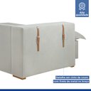 Ver imagem 7 de Sofá Cama Retrátil e Reclinável 220cm Arizona Com Almofadas