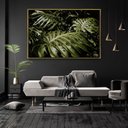 Ver imagem 1 de Quadro Decorativo Planta Costela de Adão Com Moldura e Sem Vidro 100X160