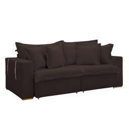 Sofá Cama Retrátil e Reclinável 240cm Arizona Com Almofadas - 14