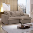 Ver imagem 1 de Sofá Cama Retrátil e Reclinável 240cm Arizona Com Almofadas