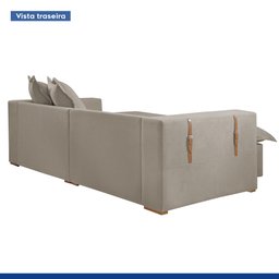 Sofá Cama Retrátil e Reclinável 240cm Arizona Com Almofadas - 9