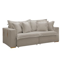 Sofá Cama Retrátil e Reclinável 240cm Arizona Com Almofadas - 14
