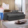 Sofá Cama Retrátil e Reclinável 240cm Arizona Com Almofadas - 13