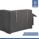 Ver imagem 7 de Sofá Cama Retrátil e Reclinável 240cm Arizona Com Almofadas