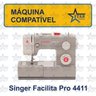 Móvel Gabinete Mesa Maquina Costura Singer Facilita Pro 4411 - 2