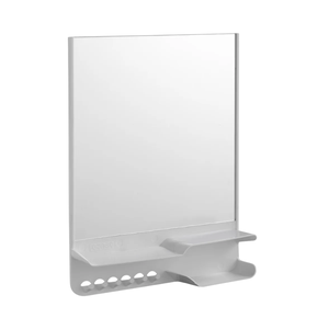 Armário Banheiro Sobrepor Prático 26,5x6,5x34,8cm Branco Astra Ae1