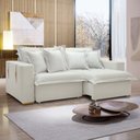 Ver imagem 1 de Sofá Cama Retrátil e Reclinável 240cm Arizona Com Almofadas