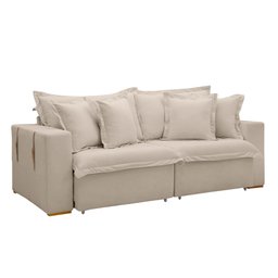 Sofá Cama Retrátil e Reclinável 240cm Arizona Com Almofadas - 14