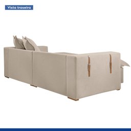 Sofá Cama Retrátil e Reclinável 240cm Arizona Com Almofadas - 9