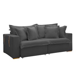 Sofá Cama Retrátil e Reclinável 240cm Arizona Com Almofadas - 14