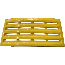 Grade Saia Veneziana Amarela Expositor Metalfrio 67x36 - 1