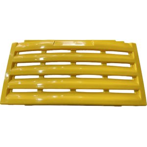 Grade Saia Veneziana Amarela Expositor Metalfrio 67x36