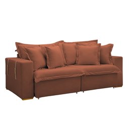 Sofá Cama Retrátil e Reclinável 240cm Arizona Com Almofadas - 14