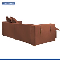 Sofá Cama Retrátil e Reclinável 240cm Arizona Com Almofadas - 9