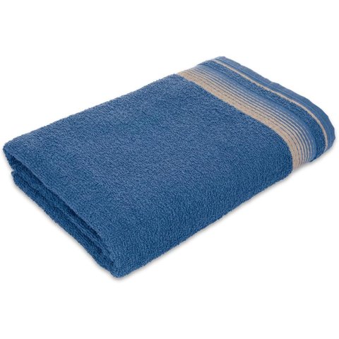 Jogo com 2 Toalhas Luxury Soft Beka 360 G/m² 1 Banho + 1 Rosto Luxo Azul