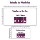 Ver imagem 2 de Jogo com 2 Toalhas Luxury Soft Beka 360 G/m² 1 Banho + 1 Rosto Luxo Azul