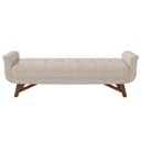 Ver imagem 5 de Puff Recamier 140cm Neville P02 Linho Bege Cru - Mpozenato