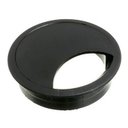 Ver imagem 1 de Acabamento Passa Fio Mesa Computador Preto 46mm Kit 50 Pçs