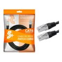 Ver imagem 2 de Cabo de Rede Blindado 5m Ethernet Rj45 Cat6 Preto 5 Metros
