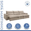 Ver imagem 4 de Sofá Retrátil e Reclinável 4 Lugares 320cm Martinho Boucle Yescasa