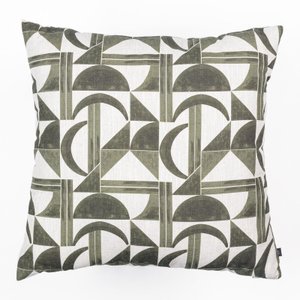 Almofada Ladrilho 50X50: Verde Oliva