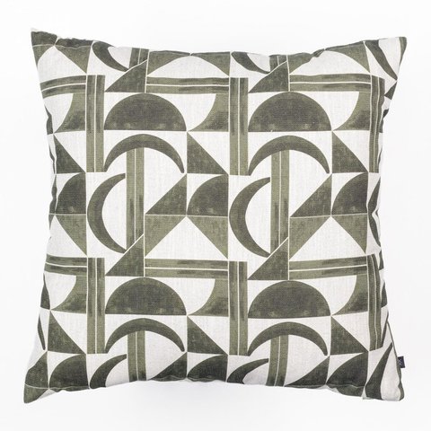 Almofada Ladrilho 50X50: Verde Oliva