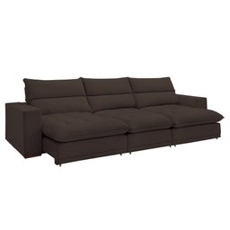 Sofá Retrátil e Reclinável 350cm Martinho Veludo - 12
