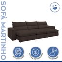 Ver imagem 2 de Sofá Retrátil e Reclinável 350cm Martinho Veludo