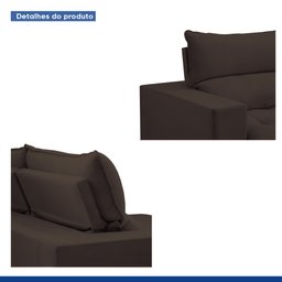 Sofá Retrátil e Reclinável 350cm Martinho Veludo - 8