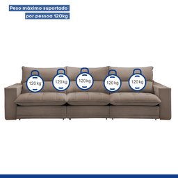 Sofá Retrátil e Reclinável 350cm Martinho Veludo - 10