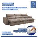 Ver imagem 4 de Sofá Retrátil e Reclinável 350cm Martinho Veludo