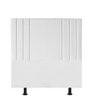 Cabeceira Estofada Grécia 140CM Casal Courino Branco - D A DECOR - 2