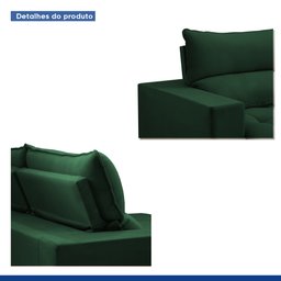 Sofá Retrátil e Reclinável 350cm Martinho Veludo - 8