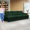 Sofá Retrátil e Reclinável 350cm Martinho Veludo - 11