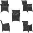 Ver imagem 3 de 4 Poltronas e 1 Mesa Igapó Alumínio Fendi Corda Náutica E11 Preto