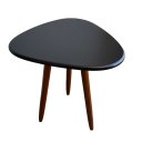 Ver imagem 1 de Mesinha de Canto Pé Palito Retrô MDF 52cm:Preto