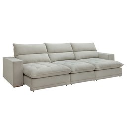 Sofá Retrátil e Reclinável 350cm Martinho Boucle - 12