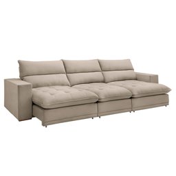 Sofá Retrátil e Reclinável 350cm Martinho Boucle - 12
