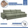 Sofá Retrátil e Reclinável 350cm Martinho Boucle - 6