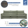 Sofá Retrátil e Reclinável 350cm Martinho Boucle - 3