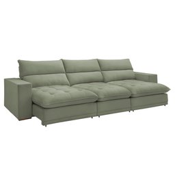 Sofá Retrátil e Reclinável 350cm Martinho Boucle - 12