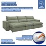 Sofá Retrátil e Reclinável 350cm Martinho Boucle - 4