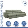 Sofá Retrátil e Reclinável 350cm Martinho Boucle - 2